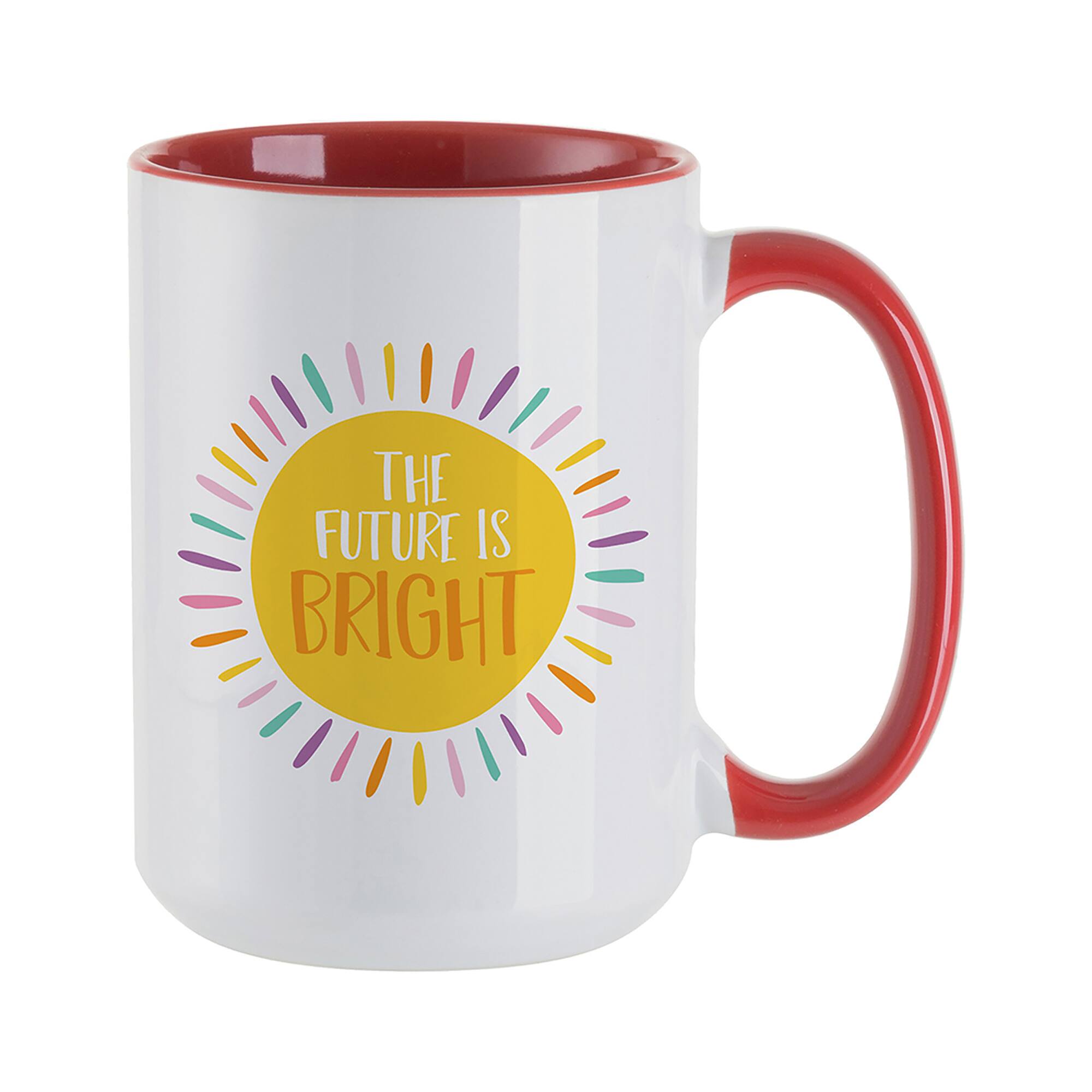 Craft Express 6ct. 15oz. Red Sublimation Two Tone Mugs